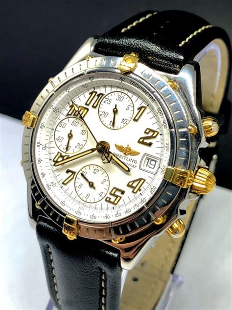 breitling gold chronograaf automaat 13035.01|Breitling Chronomat A13050.1 .